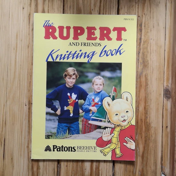 Knitting - Patons Rupert And Friends Knitting Pattern Booklet 312