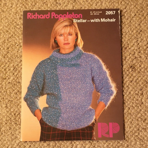 Knitting Pattern: Double Knitting - Richard Poppleton Stellar-with Mohair  2057