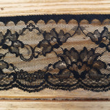 wide black lace