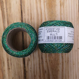 Starmist/Goldrush sparkly yarn - emerald multi
