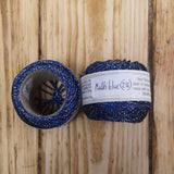 Starmist/Goldrush sparkly yarn - multi blue