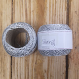 Starmist/Goldrush sparkly yarn - silver