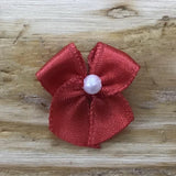 Ribbon Bows - Bows With Pearl Centre