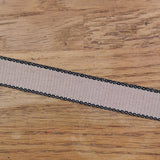 Hopsack Ribbon with coloured edge
