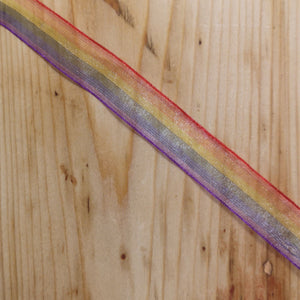 Rainbow Ribbon - organza