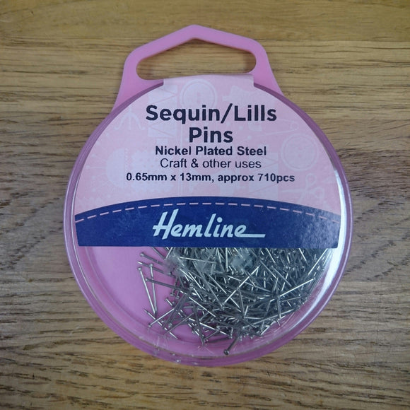 Hemline Sequin/Lills Pins