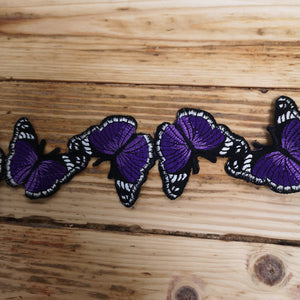 Butterfly trim/motifs - iron on (Sold in quarter metres)