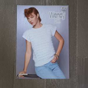 Wendy Knitting Pattern - Wendy DK 3034
