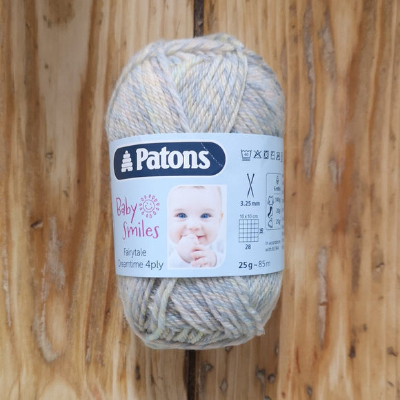 Patons Baby Smiles 4ply 100% wool yarn in 25g balls